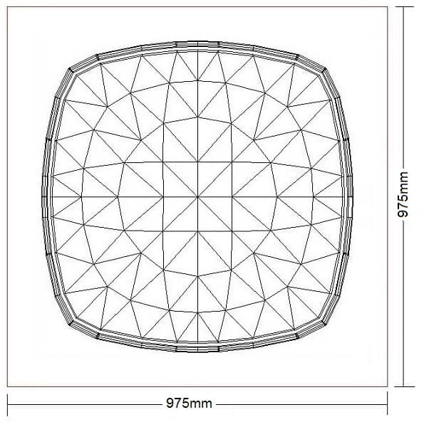 1000 x 1000 HB Steam Stopper square - Sizes Available Steam Stoppers 