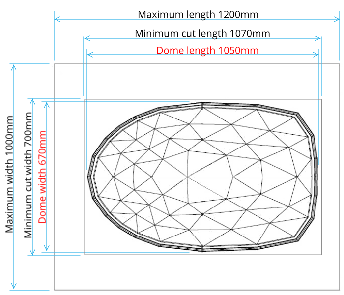 1200 x 900 minimum and maximum sizes