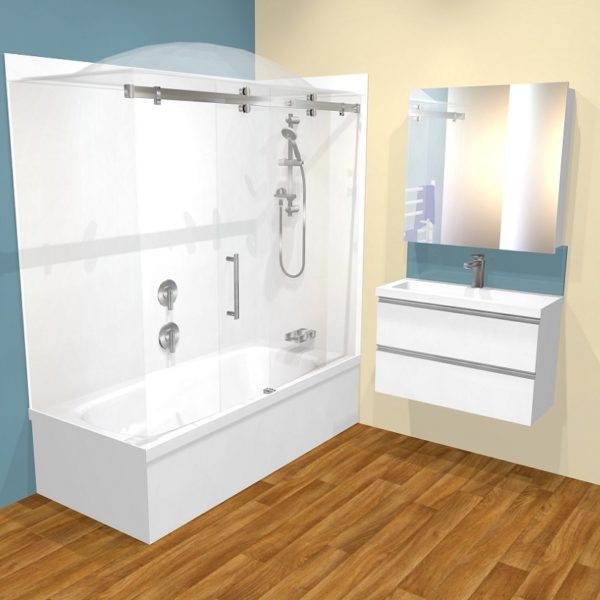 Steam stopper bath dome